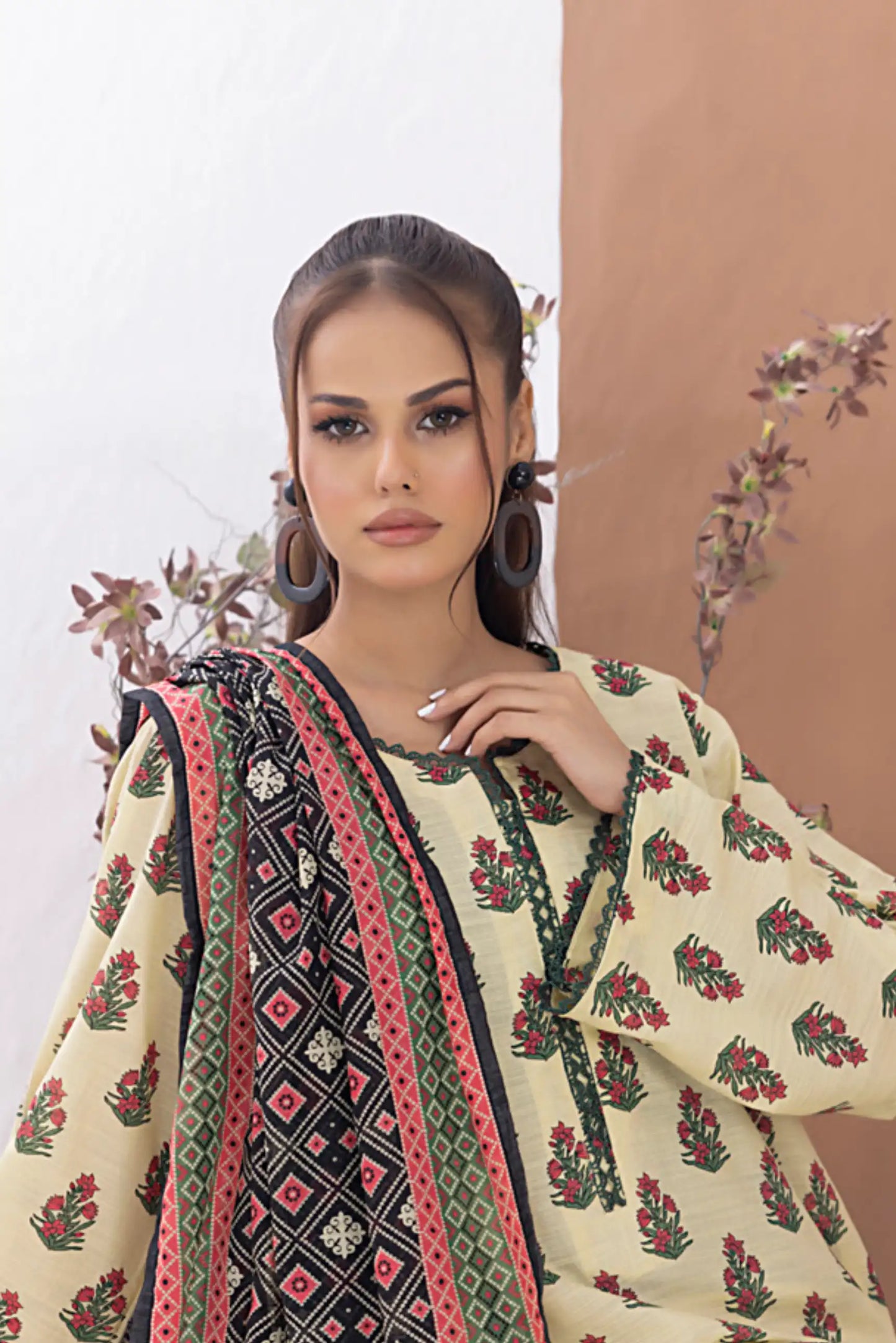 3 Pieces - Regalia Unstitched Silver Printed Lawn Suit