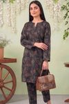 2 Piece- Sohni Dharti Unstitched Greyish Black Ladies Lawn Suit