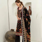 3 Pieces - Marooj Unstitched Black BanaDora Linen Suit