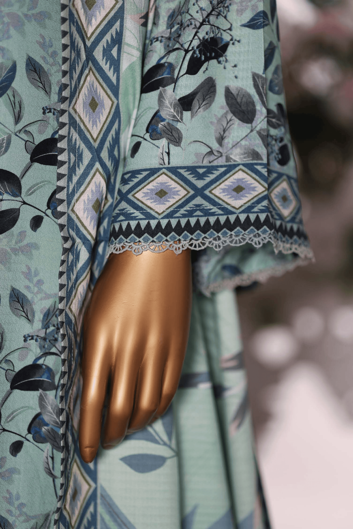 3 Pieces - Riwayat Unstitched Pista Dobby Viscose Suit