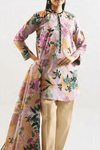3 Pieces - Saya Unstitched Off White Printed Khaddar Suit