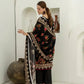 3 Pieces - Marooj Unstitched Black BanaDora Linen Suit