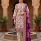 3 Pieces - Marooj Unstitched Skin BanaDora Linen Suit