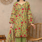 3 Pieces - Regalia Unstitched Pale Green Fancy Zari Dupatta Printed Shirt Lawn Suit