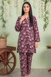 2 Piece- Sohni Dharti Unstitched Maroon Ladies Lawn Suit