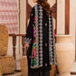 3 Piece - Gold Unstitched Black Embroidered Lawn Suit
