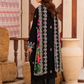 3 Piece - Gold Unstitched Black Embroidered Lawn Suit