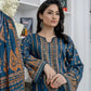 3 Piece - Marooj Unstitched Blue BanaDora Linen Suit