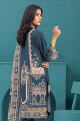 3 Pieces - Regalia Stitched Zinc Printed Khaddar Suit