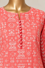 3 Pieces - Riwayat Unstitched Peach  Viscose Printed Suit