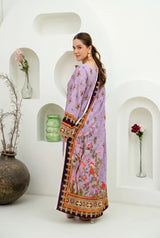 3 Pieces - Marooj Unstitched Light Purple BanaDora Linen Suit