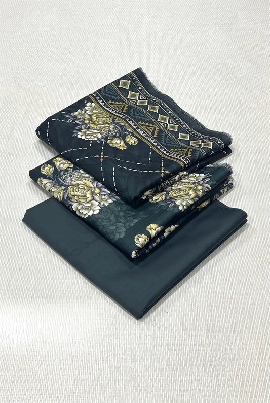3 Pieces - Riwayat Unstitched Zink Dobby Viscose Suit