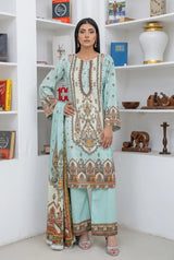 3 Piece - Marooj Unstitched Feroze BanaDora Linen Suit